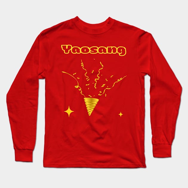 Indian Festivals - Yaosang Long Sleeve T-Shirt by Bharat Parv